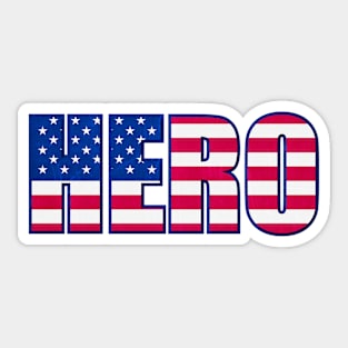 4th of July Independence Day American Hero Sticker